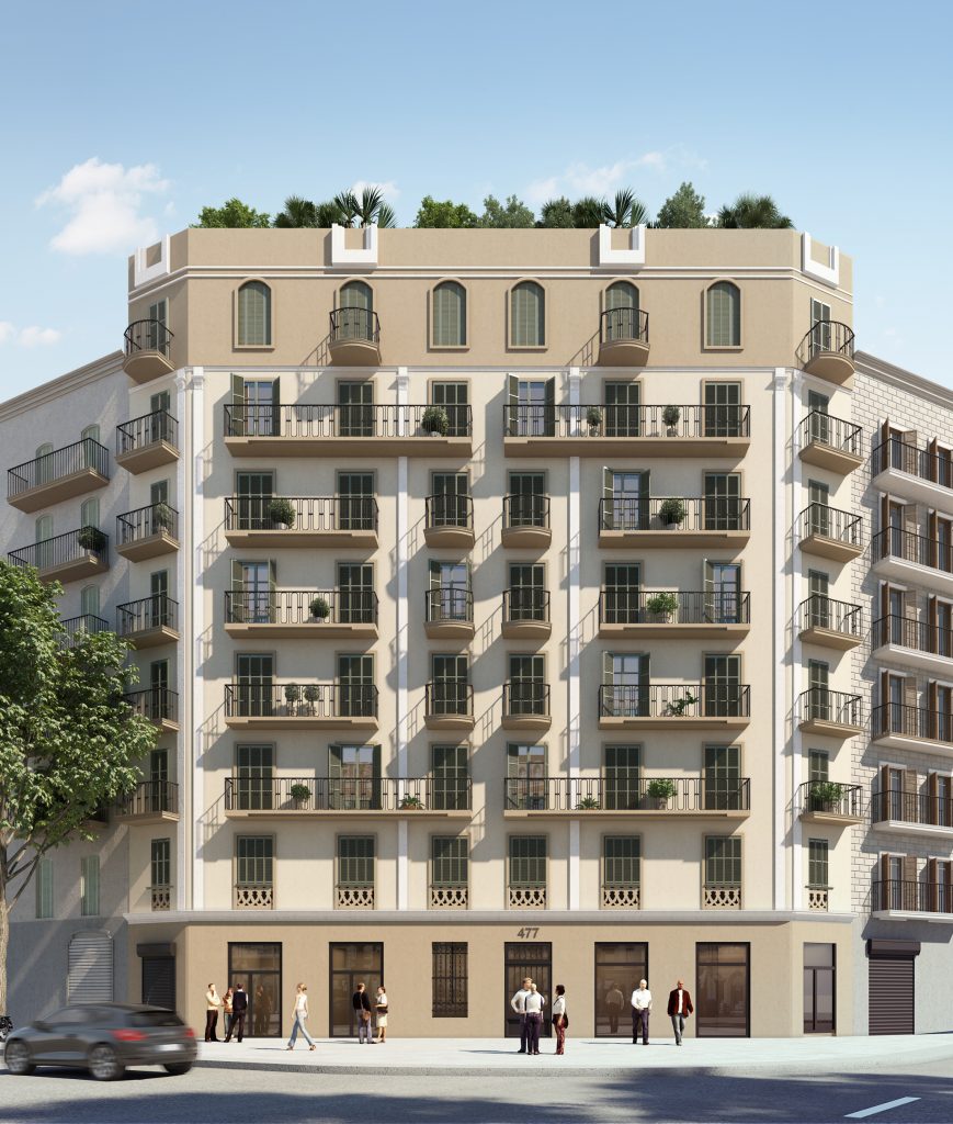 Bâtiment Rénové dans l'Eixample - 28 Appartements de Luxe