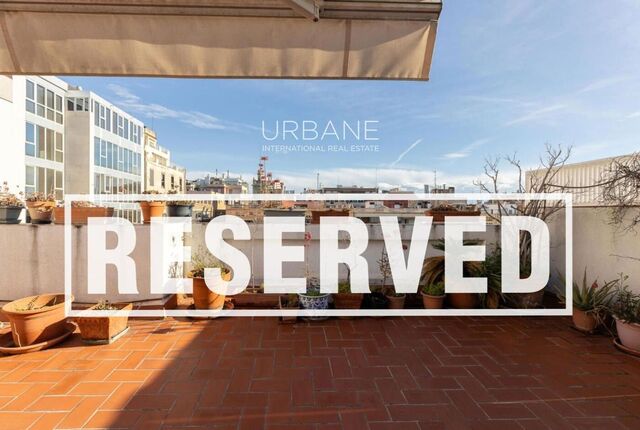 Penthouse with Terrace in Barcelona's Dreta de l'Eixample