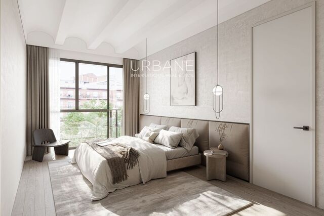 Moderno apartamento de dos dormitorios y dos baños en venta en el Clot, Barcelona