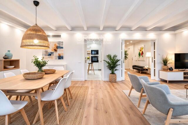 Elegante 3-Zimmer-Wohnung mit Balkonen an Barcelonas prestigeträchtiger Allee