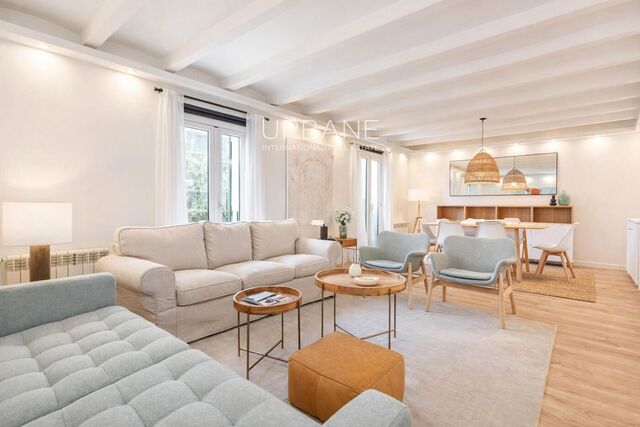 Elegante 3-Zimmer-Wohnung mit Balkonen an Barcelonas prestigeträchtiger Allee