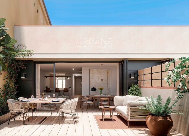 Penthouse de luxe de 2 chambres dans le quartier de l'Eixample à Barcelone