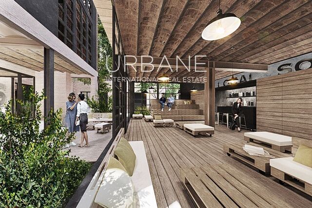 Apartamento renovado de 1 dormitorio con terraza en el proyecto Eco-Living de Barcelona