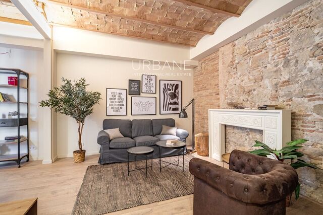 Renovated 1-Bed Apartment with Terrace in Eco-Living Project in El Raval, Barcelona