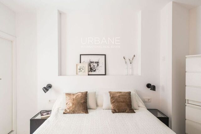 Apartamento minimalista renovado en Barcelona en ubicación tranquila, techos catalanes | Ideal para relajarse y acceder a la ciudad