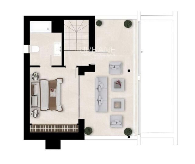 Àtic de 3 habitacions amb terrassa de 102 m2 en venda a La Cala Golf Resort, Mijas, Màlaga.