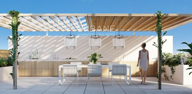 Neubau-Penthouse mit Privater Terrasse zu Verkaufen in Barcelona