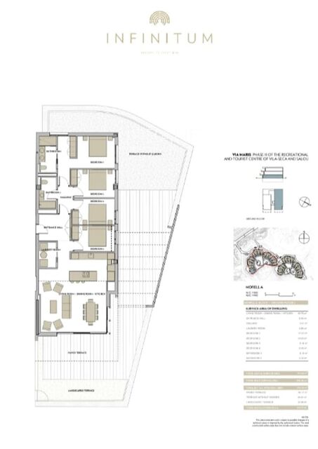 Lujoso Apartamento de 4 Dormitorios en Planta Baja en Venta en Golf Resort de Salou