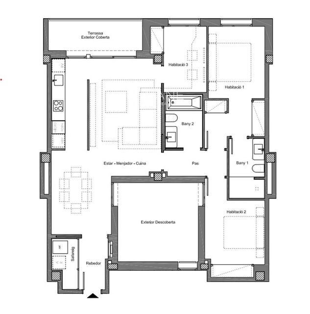 Exclusivo Piso de 3 Habitaciones en Edificio Nuevo con Piscina en Sarrià-Sant Gervasi, Barcelona