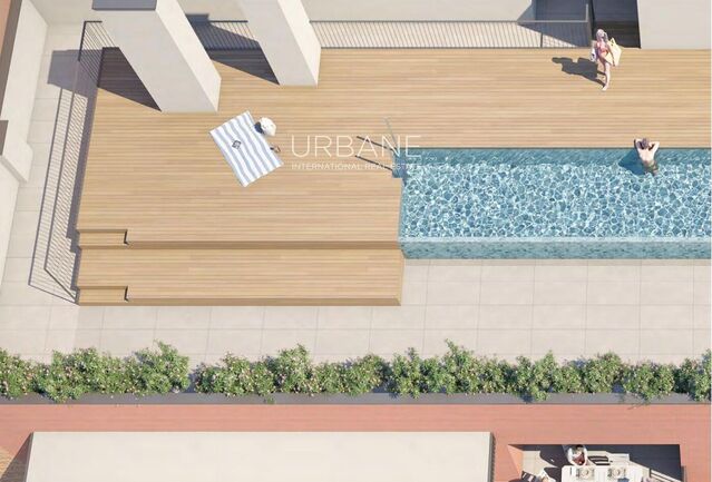 Luxus 3-Zimmer-Wohnung mit Pool in neu erbautem Gebäude in Sarrià-Sant Gervasi - 144m²