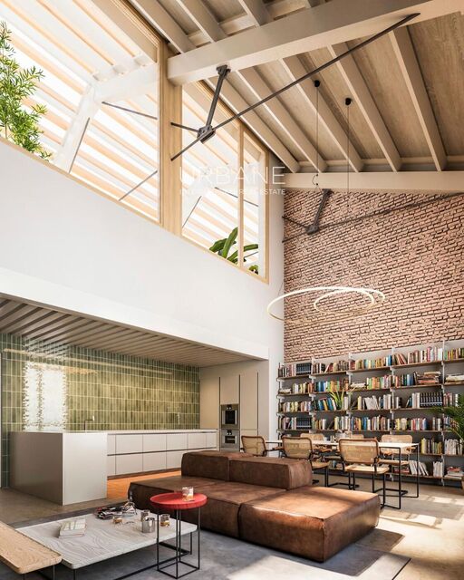 Loft Moderno con Terraza en Barcelona