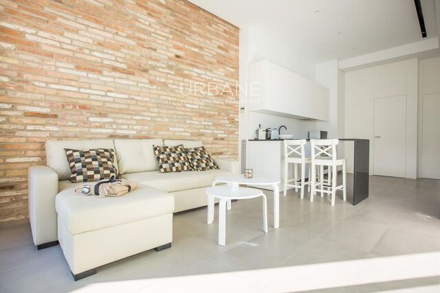 Modernes Penthouse zur Miete - Poble Sec, Barcelona | Große Terrasse und Obere Terrasse