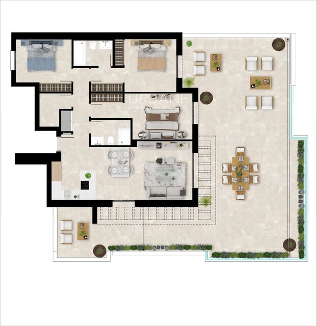 Impressionant Apartament de 3 Dormitoris amb Immensa Terrassa de 109 m² a Pocs Passos de la Platja