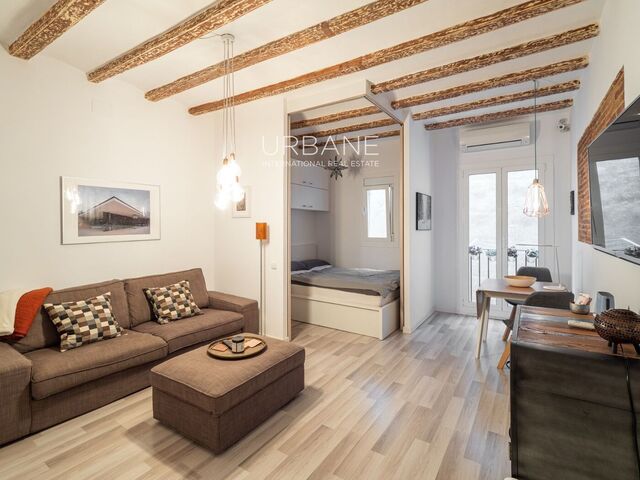 Encantador apartamento amueblado de 1 dormitorio en El Raval, Barcelona