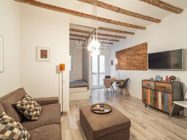 Encantador apartamento amueblado de 1 dormitorio en El Raval, Barcelona