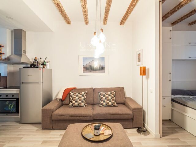 Encantador apartamento amueblado de 1 dormitorio en El Raval, Barcelona