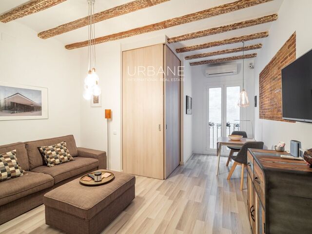 Encantador apartamento amueblado de 1 dormitorio en El Raval, Barcelona