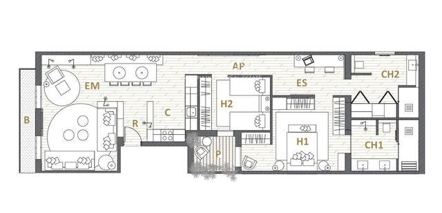 Elegante Apartamento Reformado en el Corazón de Eixample