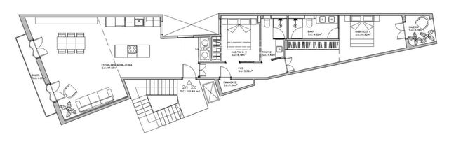 Apartamento de 2 habitaciones reformado con balcón en el corazón del Eixample, Barcelona