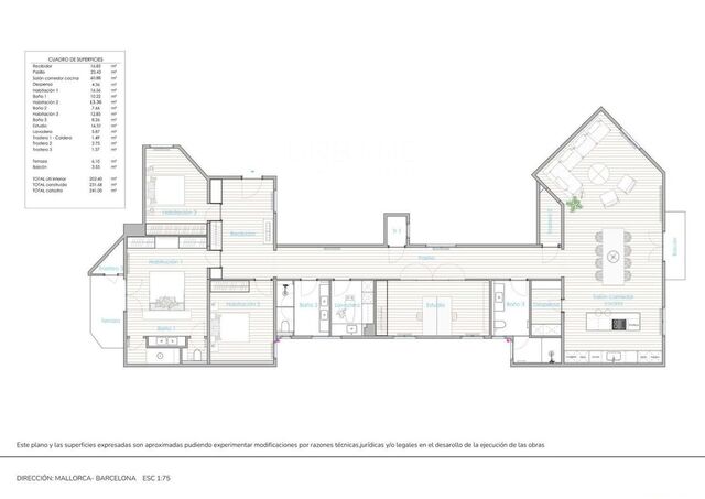Appartement d'angle de luxe, 4 chambres – Quadrat d'Or, Barcelone