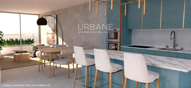 SANT PAU: Muestra un diseño moderno y una artesanía impecable en Barcelona, con dos dormitorios.