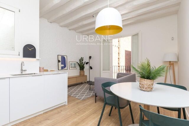 Renovierte Wohnung mit 40 m² privater Terrasse in El Born, Barcelona