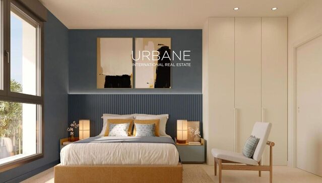 Amplio apartamento de 3 dormitorios y 2 baños en Montjuïc con terraza y piscina en la azotea