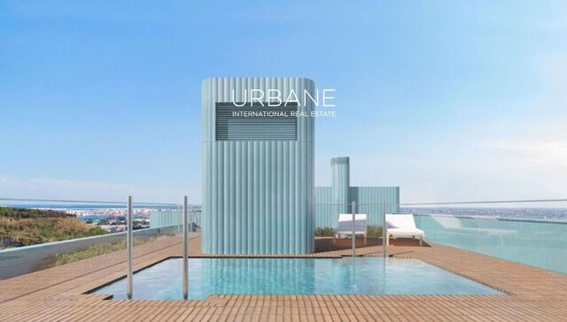 Luminoso Piso de Obra Nueva en Montjuïc (2026): 2 Dormitorios, 2 Baños, Terraza y Piscina en Azotea