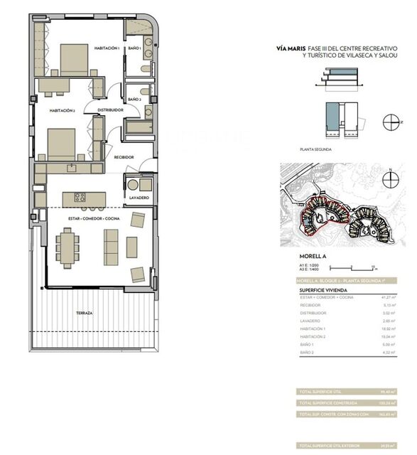 Apartamento con Vistas al Mar, Terraza, Piscina y Gimnasio
